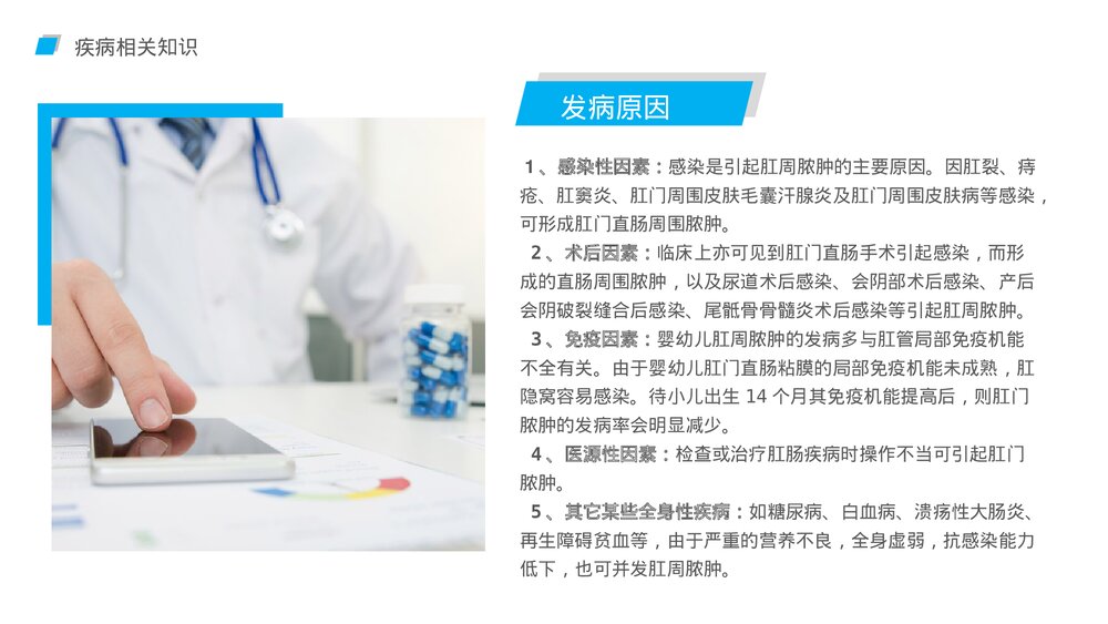 简约商务风肛肠科护理查房PPT课件5