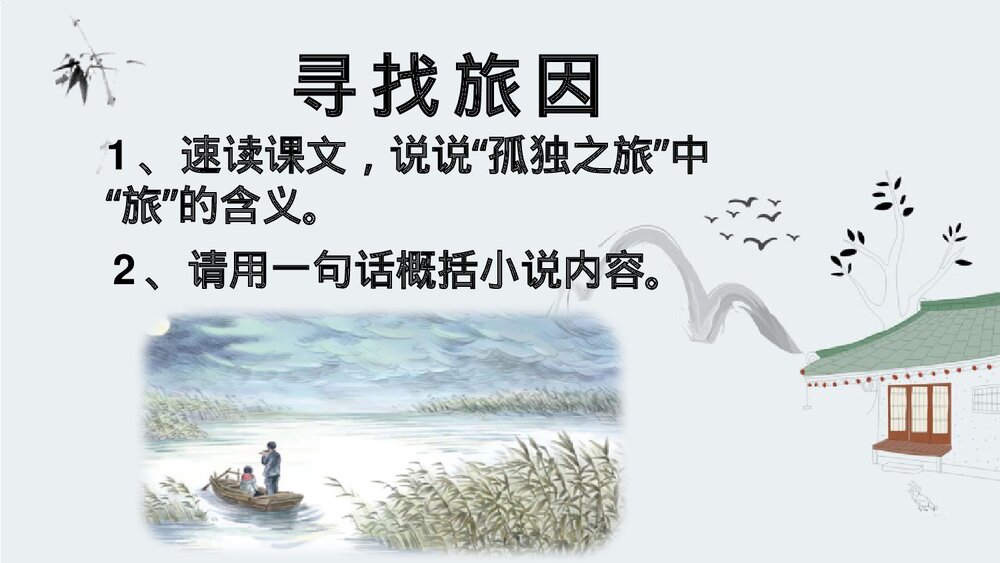 九年级上册《孤独之旅》PPT课件下载5