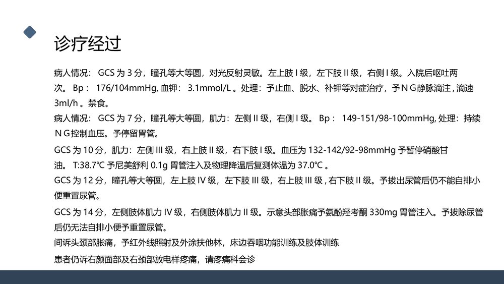 一例桥脑出血的护理个案分享PPT课件7