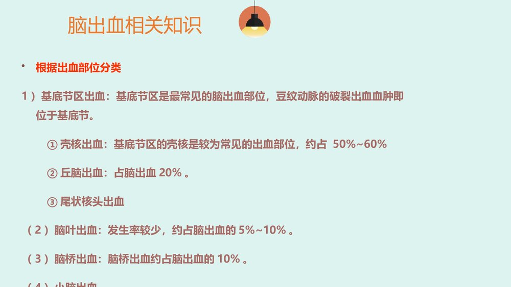 脑出血患者的护理查房PPT课件8