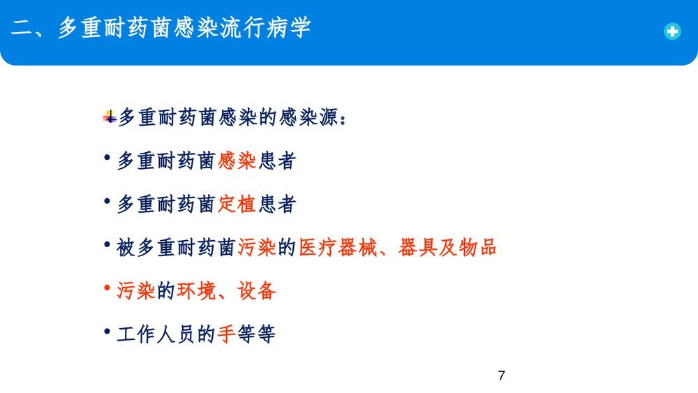 多重耐药菌医院感染预防控制PPT课件7