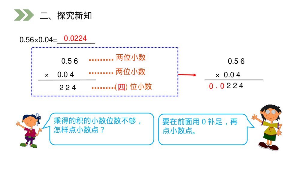 人教版小学数学五年级上册第一单元(第1.2课时)《小数乘小数》PPT教学课件3