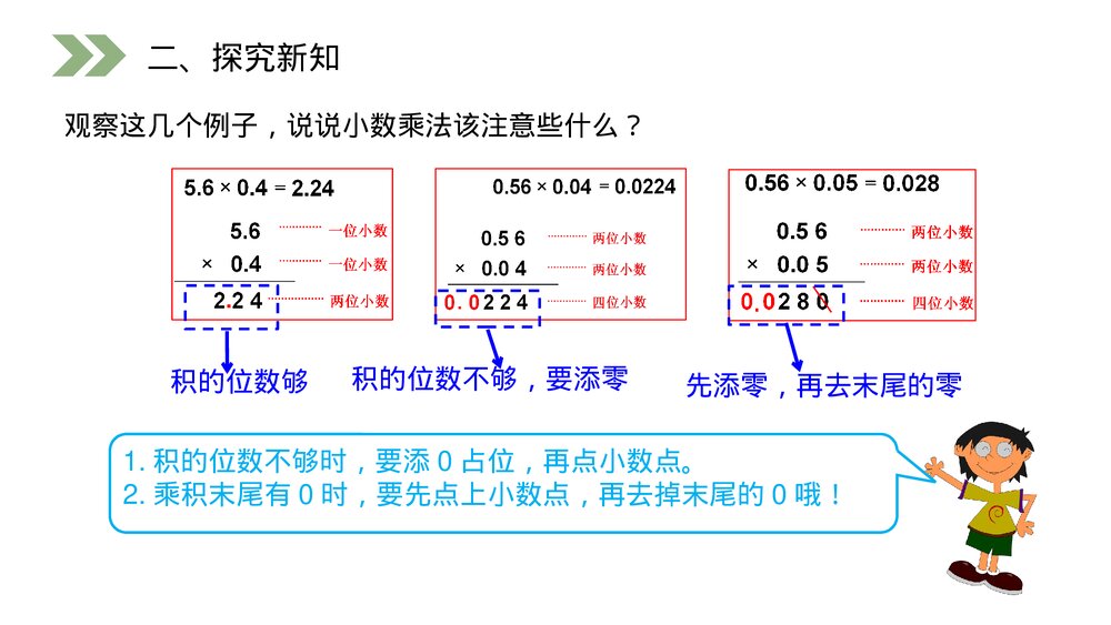 人教版小学数学五年级上册第一单元(第1.2课时)《小数乘小数》PPT教学课件4
