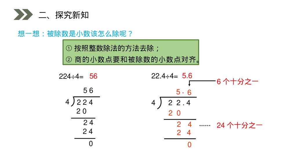 人教版小学数学五年级上册(第3.1课时)《除数是整数的小数除法》PPT教学课件7