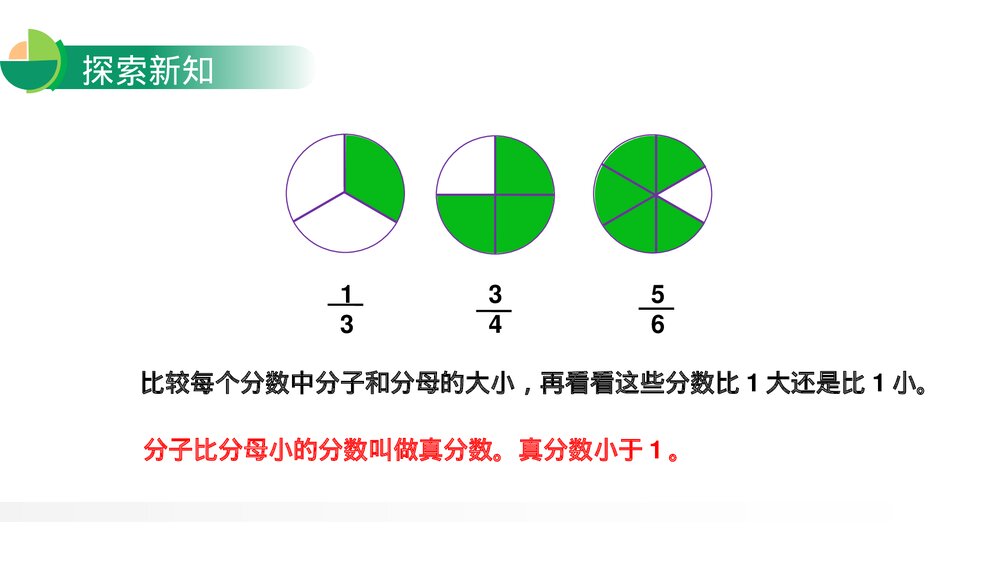 人教版小学数学五年级下册《真分数与假分数》PPT教学课件5