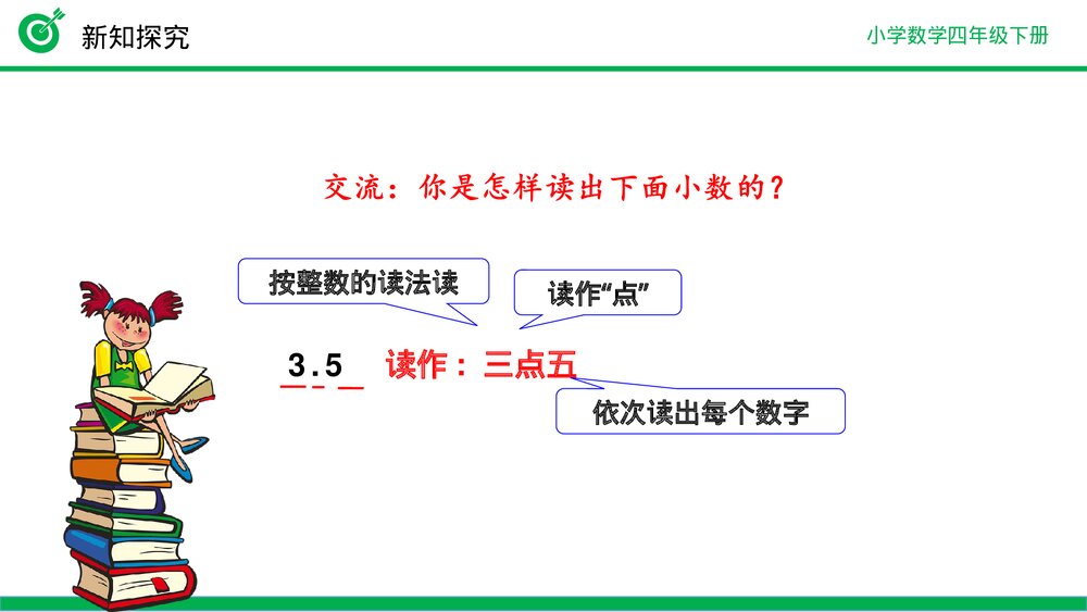 小学数学四年级下册(第4.1.3课时)《小数的读法、写法》PPT教学课件9