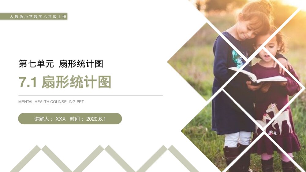 人教版小学数学六年级上册(第7.1课时)《扇形统计图》PPT教学课件1