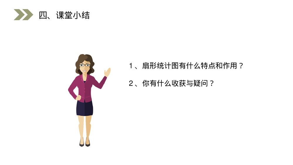 人教版小学数学六年级上册(第7.1课时)《扇形统计图》PPT教学课件9