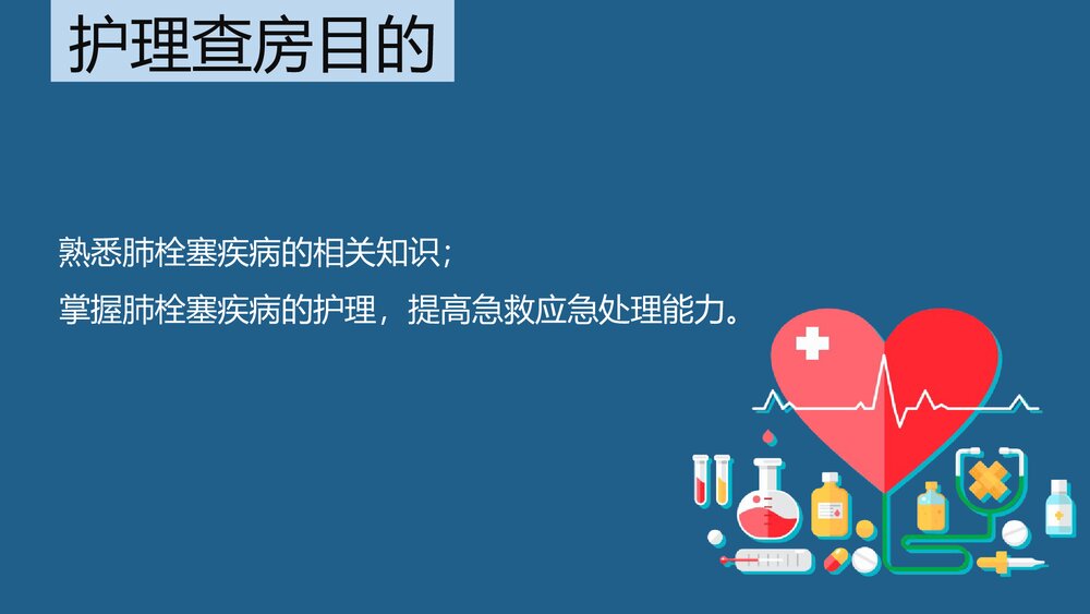 (心内科)肺栓塞病人的护理查房PPT课件2