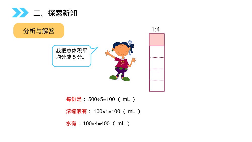 人教版小学数学六年级上册(第4.3课时)《 按比分配》PPT教学课件7