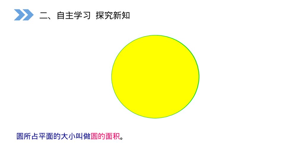 人教版小学数学六年级上册(第5.3课时)《圆的面积》PPT教学课件3