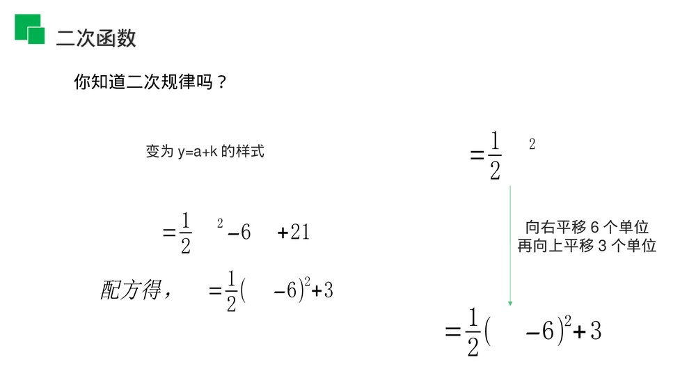 人教版九年级初三数学上册(第22.1.4课时)《二次函数y=ax^2 bx c的图象和性质》PPT教学课件3