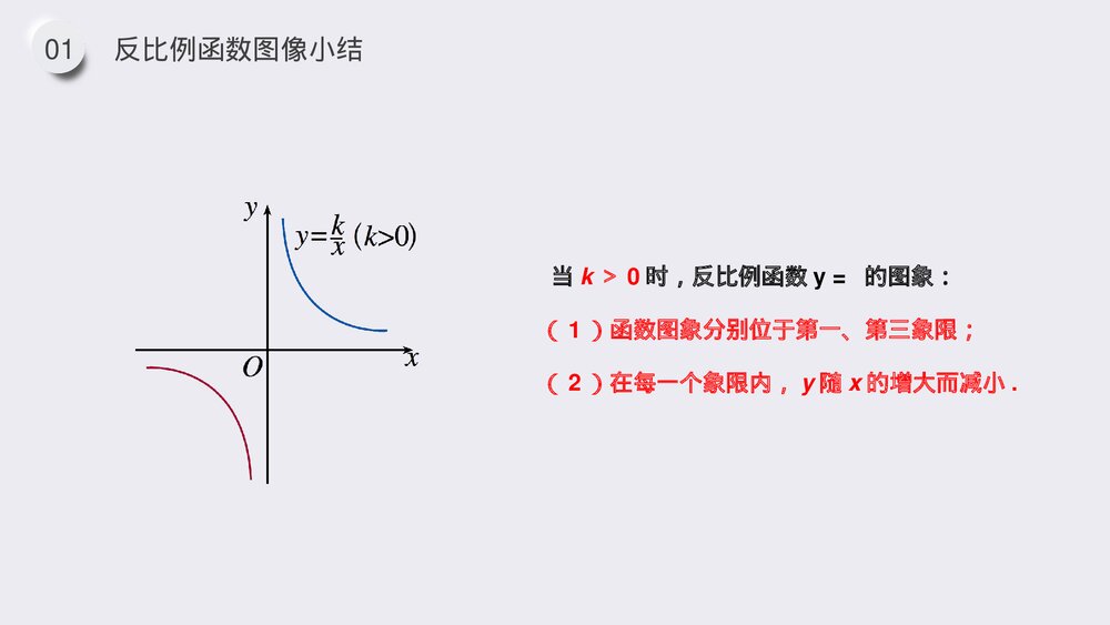 九年级数学下册(第26.1.2课时)《反比例函数的图像和性质》PPT教学课件10