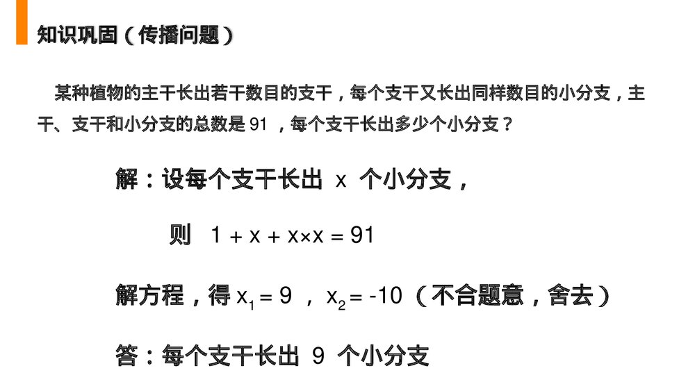 人教版九年级初三数学上册(第21.3 课时)《 实际问题与一元二次方程》PPT教学课件7