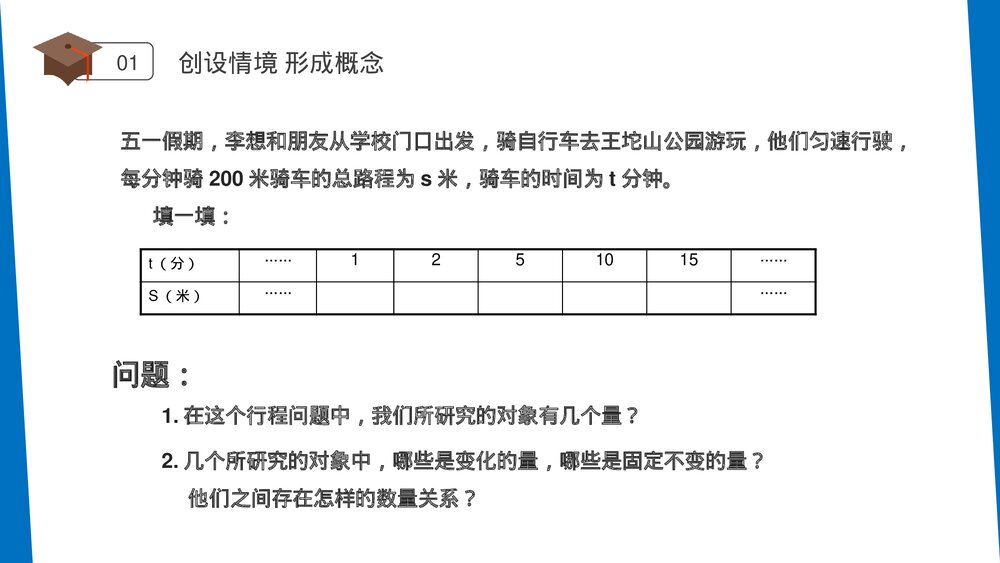 人教版八年级初二数学下册(第19.1.1课时)《变量与函数》PPT教学课件4
