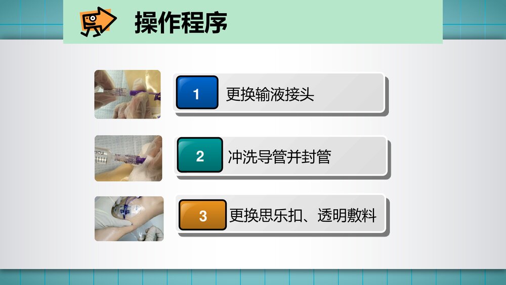 三向瓣膜式PICC维护流程PPT课件9