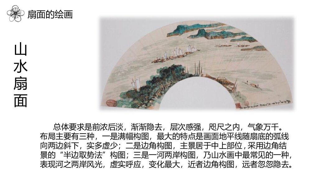 《扇面画》六年级美术下册PPT优质课件9