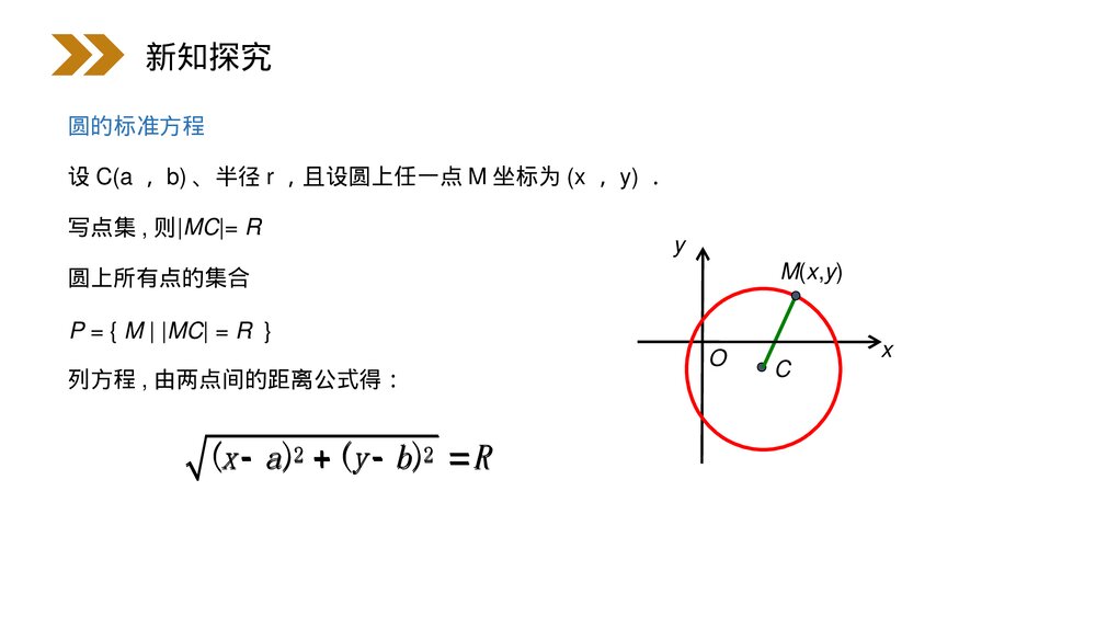 人教版高中数学必修二《圆的标准方程》(第4.4.1.1课时)PPT教学课件5