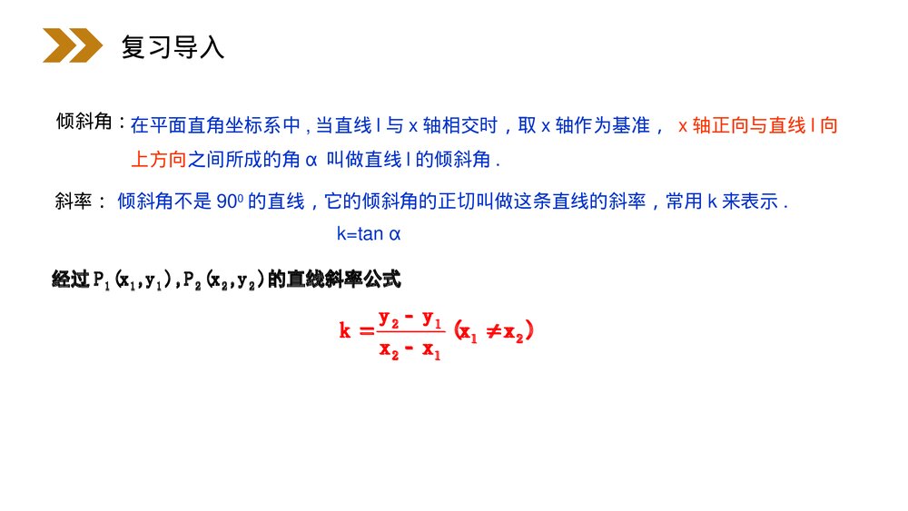 人教版高中数学必修二《两条直线平行与垂直的判定》(第3.1.2课时)PPT教学课件2