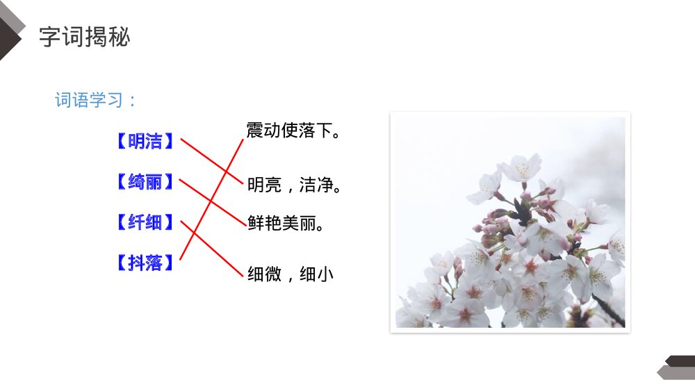 人教版《三月桃花水》四年级语文下册PPT精品课件7