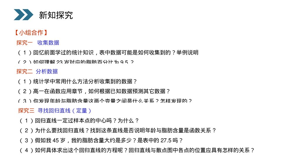 人教版高中数学必修三《统计·两个变量的线性相关》(第2.3.2课时)PPT课件7