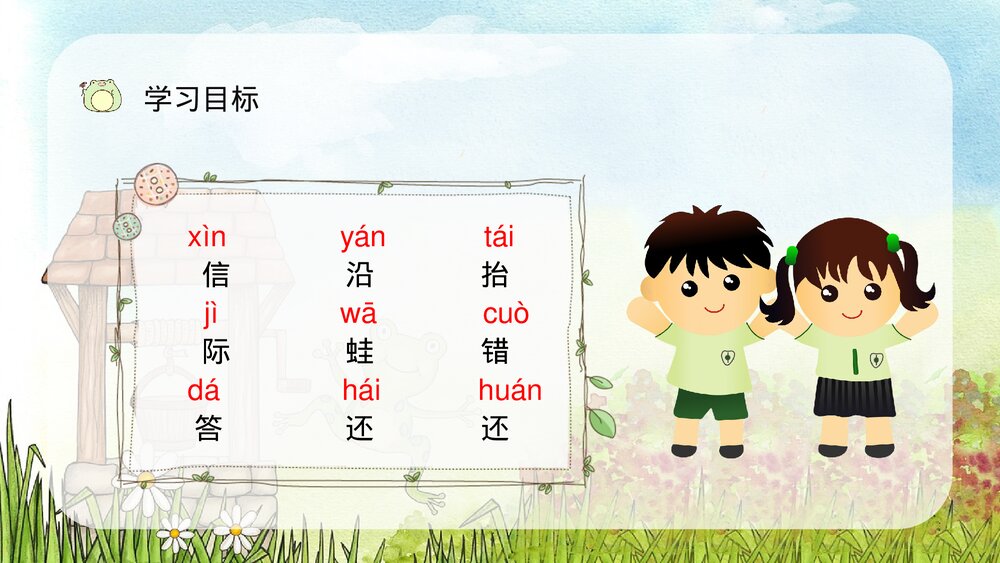 小学二年级语文上册课件《坐井观天》课文导读重点难点梳理教师教案设计PPT7