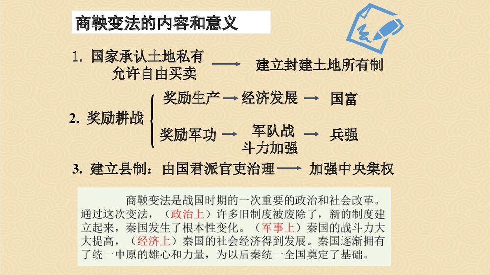《第7课·商鞅变法与都江堰的修建》七年级历史上册PPT学习课件8