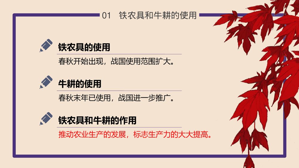 《大变革的时代》中国历史知识课堂教学通用PPT课件2