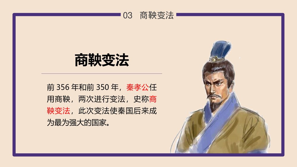 《大变革的时代》中国历史知识课堂教学通用PPT课件10