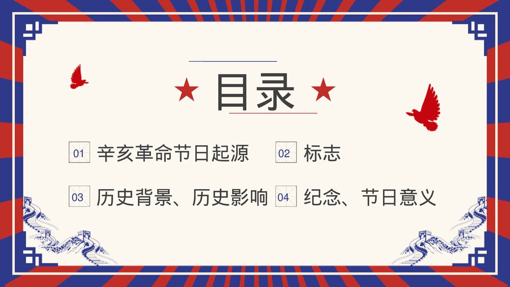 《辛亥革命纪念日》PPT班会课件2