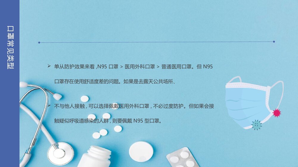 《口罩佩戴知识》中小学防疫知识宣传班会PPT课件6