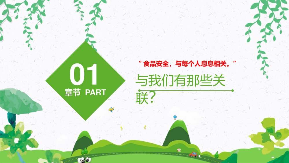 食品安全主题班会PPT课件:《舌尖上的安全》电子版幻灯片·可编辑修改2