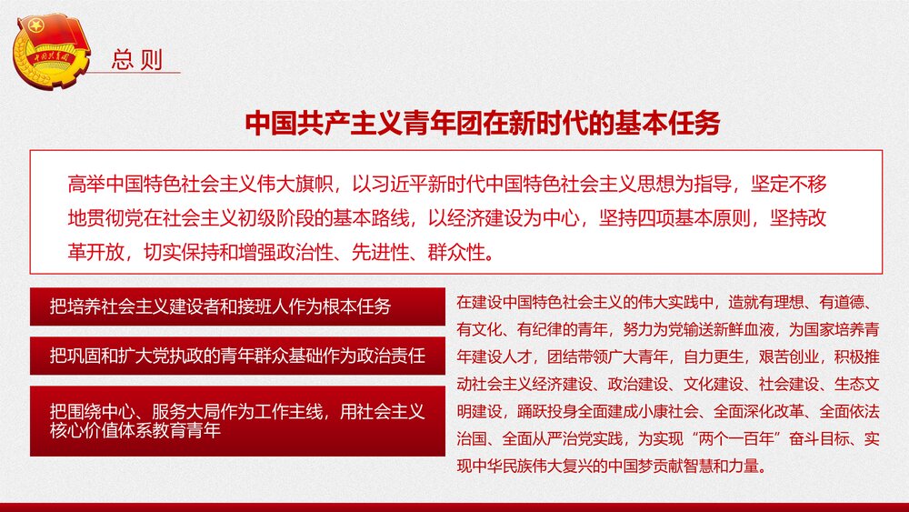新时代共产主义青年团新章程学习PPT课件(内容文字可编辑修改)7