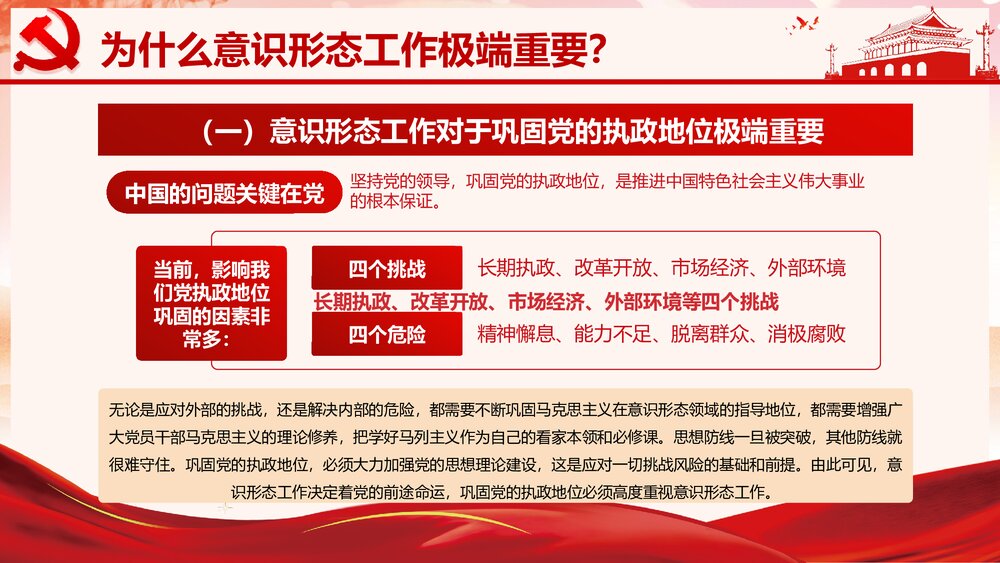 坚定不移做好新时代意识形态工作党政宣传PPT课件(内容文字可编辑)8