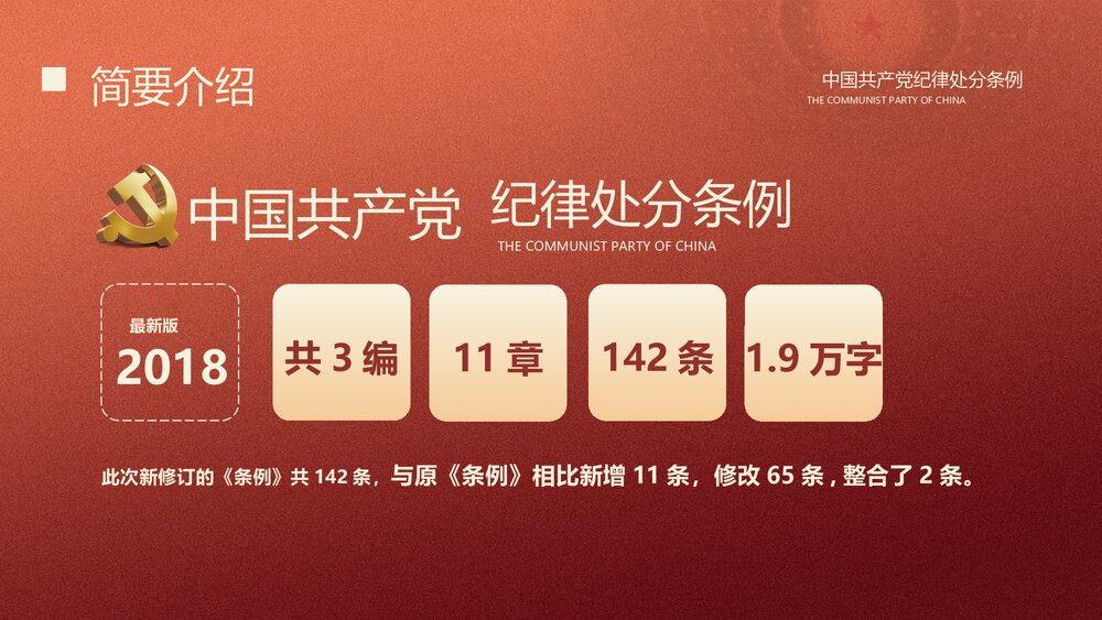 学习贯彻《中国共产党纪律处分条例》PPT课件(内容文字可编辑修改)6