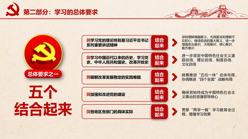 七一重要讲话《不忘初心,继续前进》PPT课件(带内容文字)10