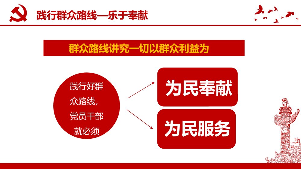 《我是党员我奉献》党课专题教育PPT课件(内容文字可编辑修改)9