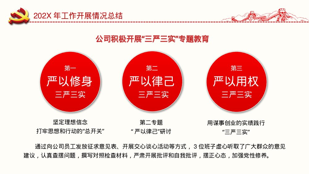 党支部工作总结汇报政府通用PPT课件(带内容文字可编辑修改)9