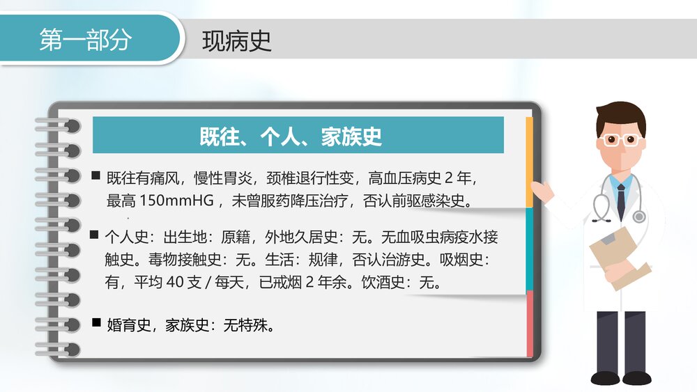 医学病例报告分析PPT课件(共16页·内容文字可编辑修改)4