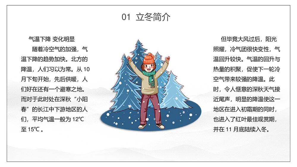 二十四节气立冬PPT课件(内容文字可编辑修改)9