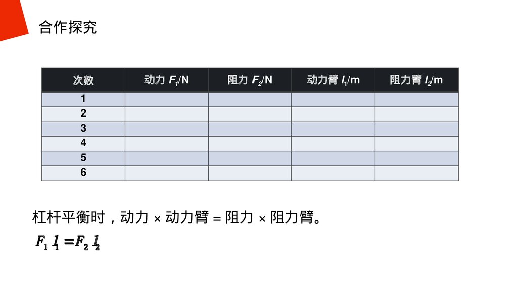 《简单机械:杠杆》人教版物理八年级下册(初二)PPT课件10