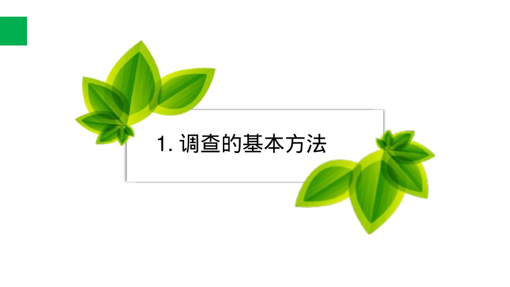 人教版七年级生物上册·初一《调查周边环境中的生物》PPT课件3