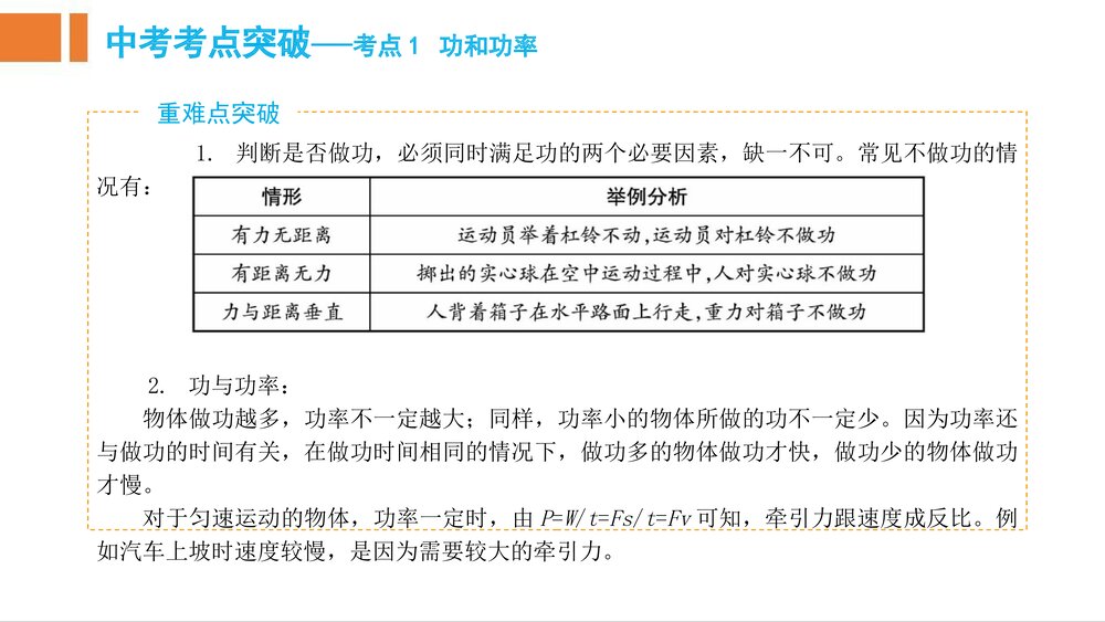 初中物理基础知识2第九章《功和机械能》PPT课件5