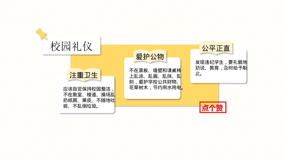 中小学生礼仪培训PPT课件(带内容文字)9