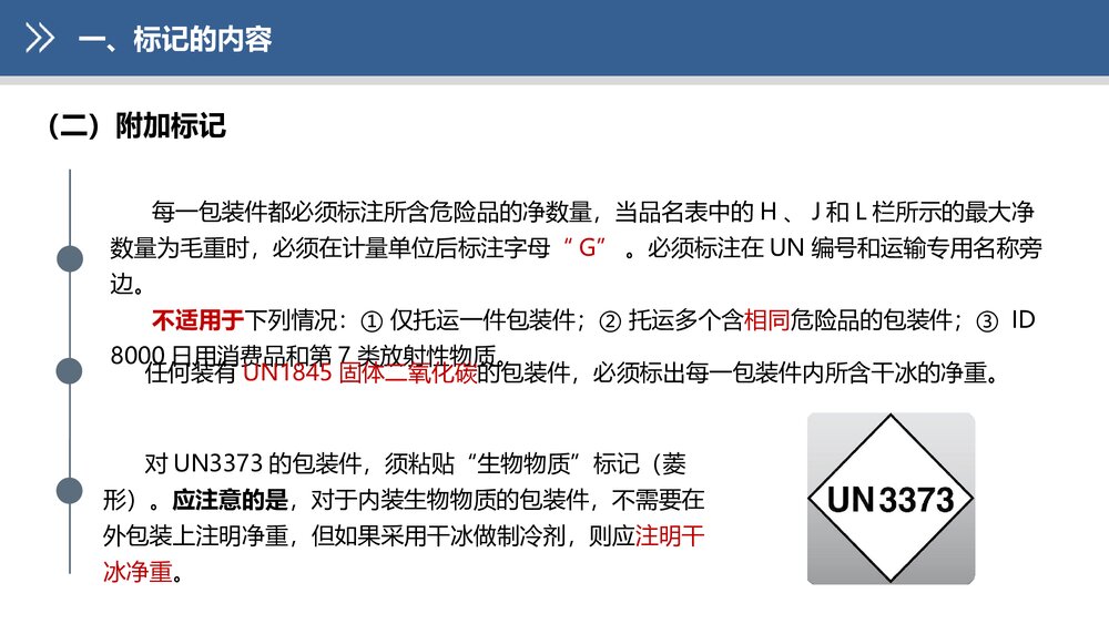 《民航危险品运输》教学课件PPT 第六章 危险品包装的标记和标签7