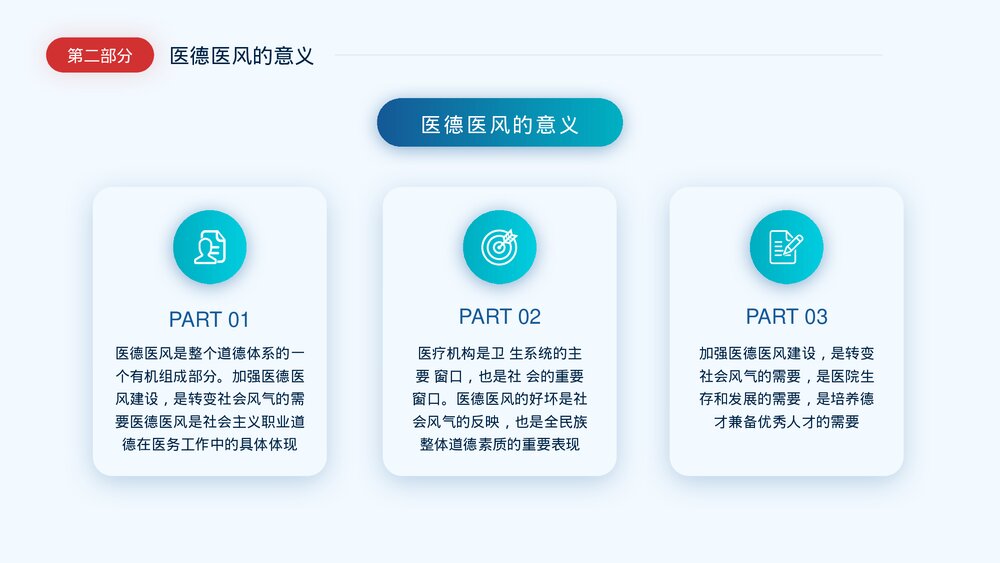 医德医风岗前培训PPT课件(带内容文字)7