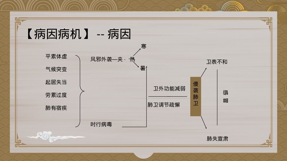 中国风中医感冒-肺系疾病课件PPT(带内容)6