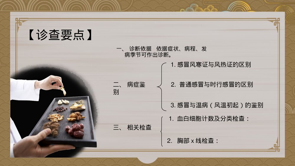 中国风中医感冒-肺系疾病课件PPT(带内容)8