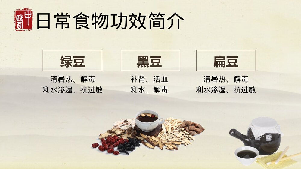 中国风传统中医药养生方法特点介绍PPT课件10
