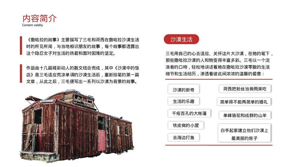 《撒哈拉的故事》名著导读好书推荐PPT课件9